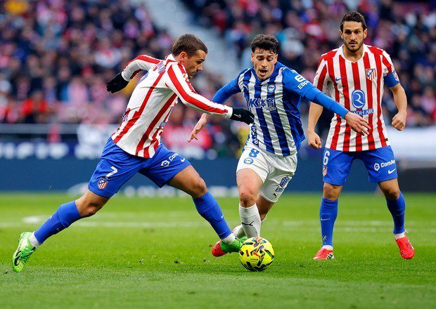 关于马德里竞技西甲击败赫塔菲格列兹曼抽射命中的信息 关于马德里竞技西甲击败赫塔菲格列兹曼抽射命中的信息